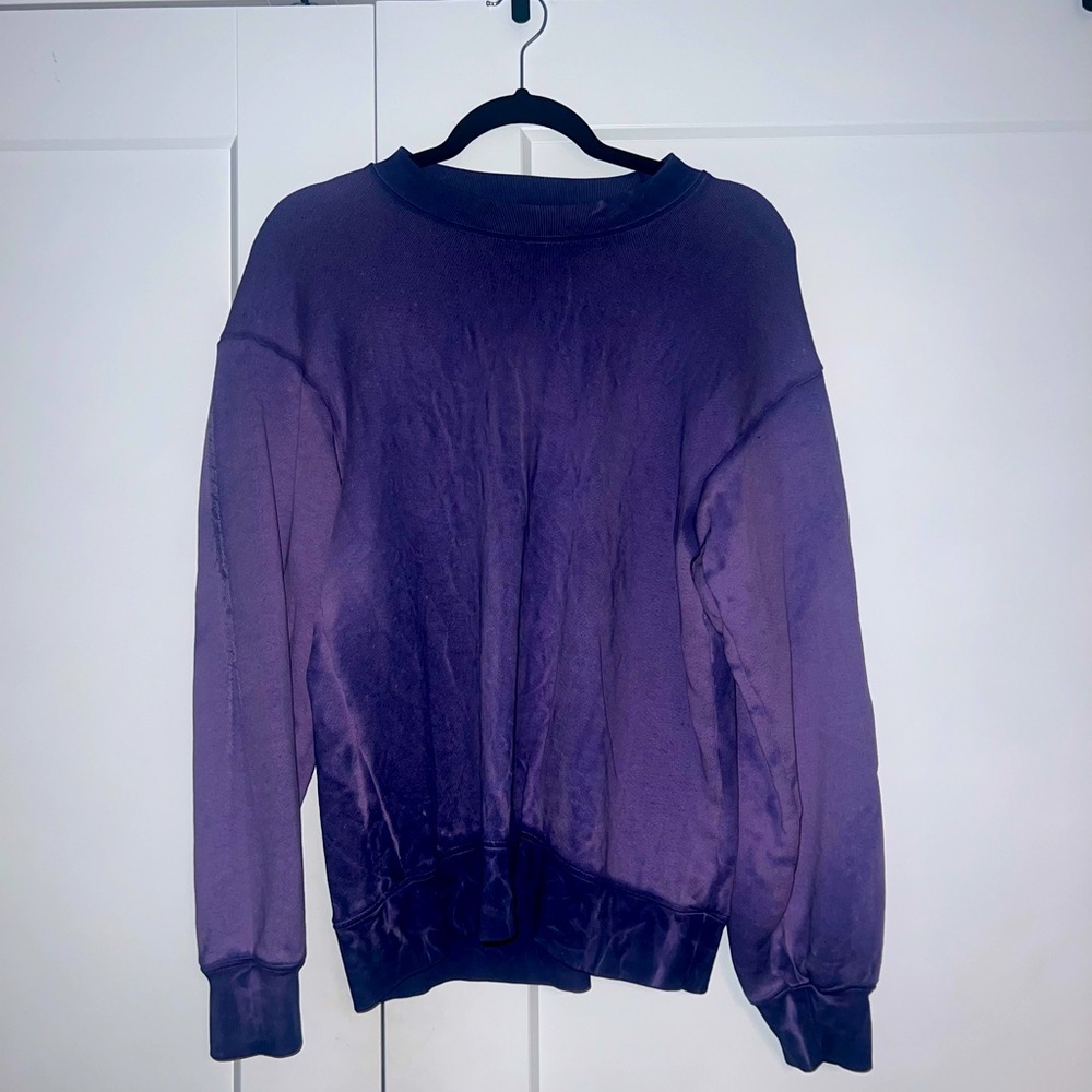 Cotton Citizen Women’s Brooklyn Crewneck Sweatshirt Purple Size Small